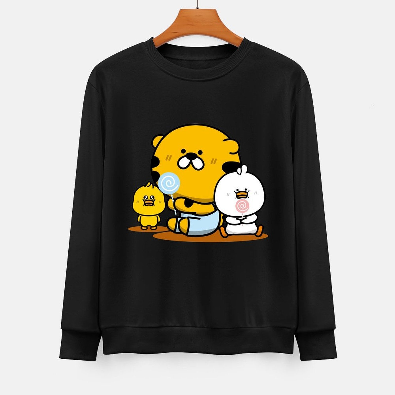 Front Patterned Long Sleeve Top Original